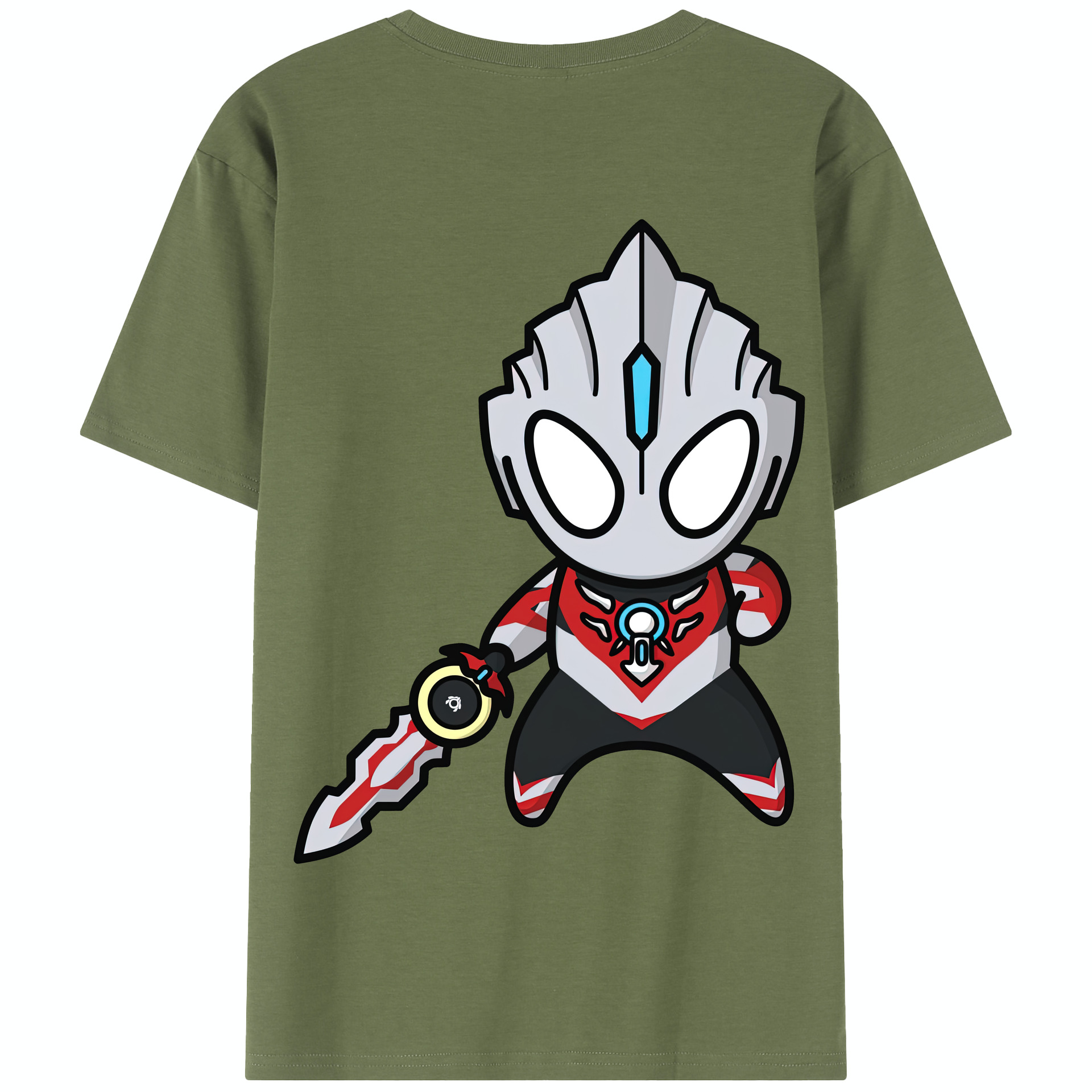 （画像用） ウルトラマン Ultraman 綿100％半袖Tシャツ（背面プリント）